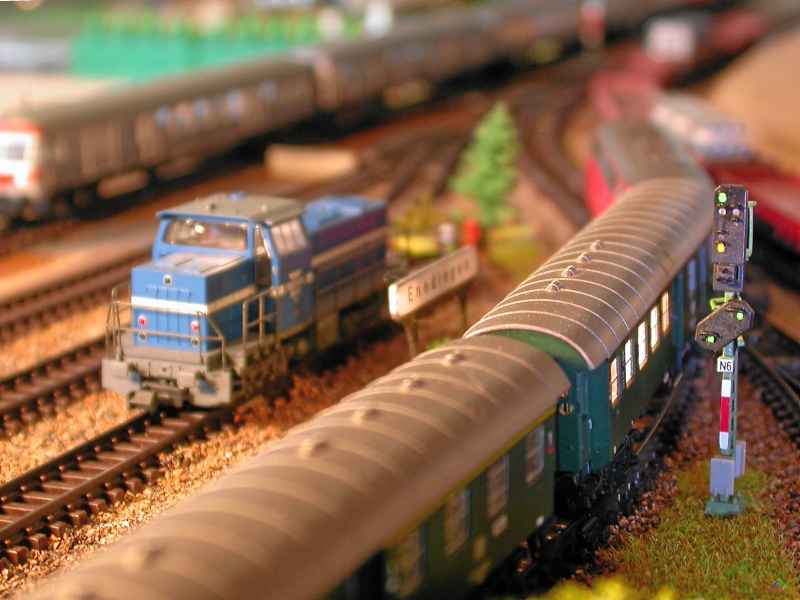 048 Fahrt frei.JPG - Fahrt frei! Das Signal zeigt Hp2 Langsamfahrt, das Vorsignal Vr1 - Fahrt erwarten